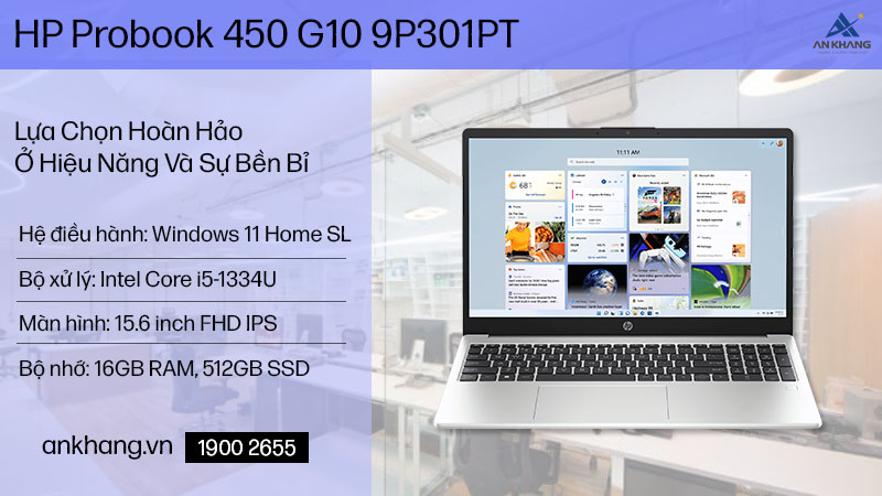 Laptop HP Probook 450 G10 9P301PT - Lựa Chọn Hoàn Hảo Ở Hiệu Năng Và Sự Bền Bỉ