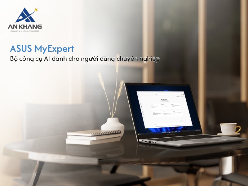 Laptop ASUS ExpertBook P3 G1 P3606CCAP-U516W với bộ công cụ AI ASUS MyExpert