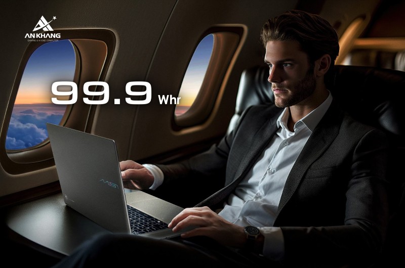 MSI Prestige N16 Flip AI+ tiết kiệm năng lượng hiệu quả