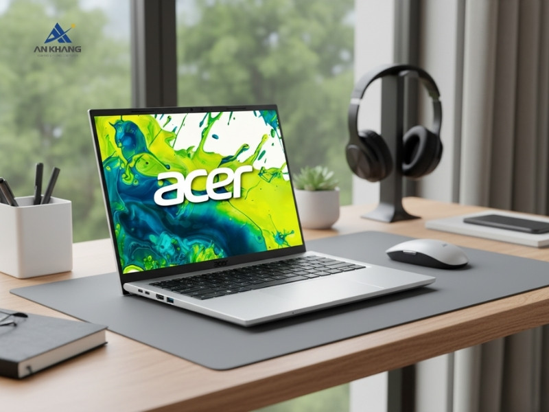 Laptop Acer Aspire Go 14 AG14-72P-563L NX.JSBSV.002 thiết kế tối giản, tiện dụng