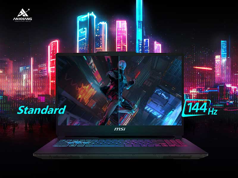 Laptop gaming MSI Cyborg 15 A13VEK-2089VN hiển thị r&otilde; n&eacute;t, mượt m&agrave;