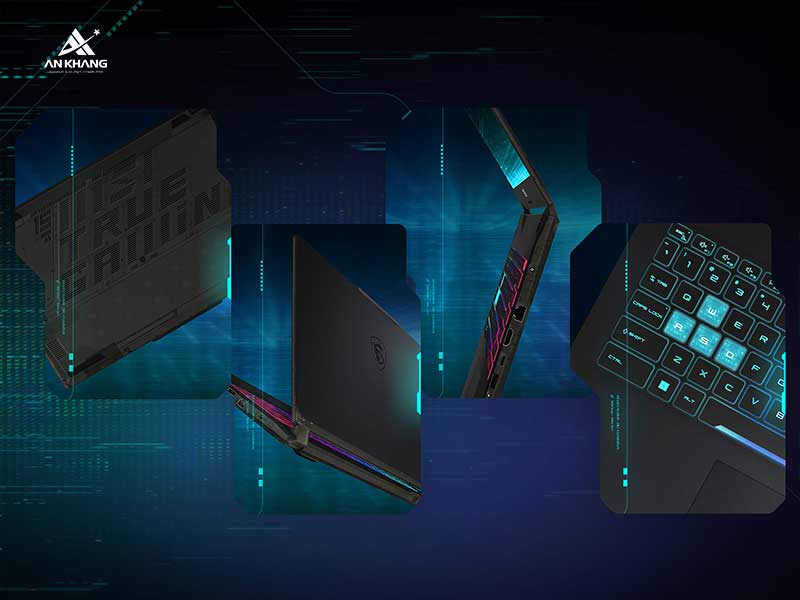 Laptop gaming MSI Cyborg 15 A13VEK-2089VN sở hữu thiết kế cyberpunk trong suốt đầy c&aacute; t&iacute;nh