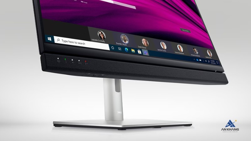 Màn hình Dell 27 C2722DE trang bị đầy đủ các tính năng hỗ trợ hội họp trực tuyến