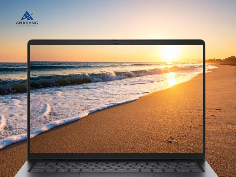 Laptop Dell Pro 14 PC14250 (Ultra 7 255U/16GB/512GB/14.0 inch FHD+/Win11/Đen) hiển thị rộng r&atilde;i, sắc n&eacute;t