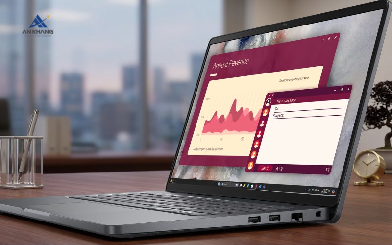 Laptop Dell Pro 14 PC14250 (Ultra 7 255U/16GB/512GB/14.0 inch FHD+/Win11/Đen) với bộ nhớ v&agrave; lưu trữ linh hoạt