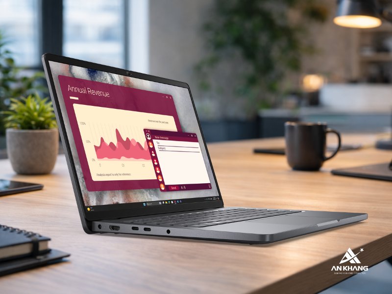 Laptop Dell Pro 14 PC14250 (Ultra 7 255U/16GB/512GB/14.0 inch FHD+/Win11/Đen) tối ưu năng lượng, vận h&agrave;nh bền bỉ