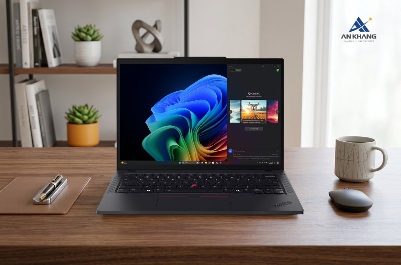 Laptop Lenovo ThinkPad T14 Gen 6 21QG004HVA là laptop AI thông minh, bền bỉ và linh hoạt