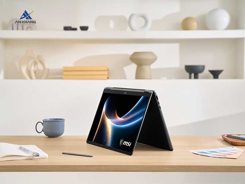 Laptop MSI Prestige 14 Flip AI+ D3MTG-021VN là chiếc laptop AI 2in1 cao cấp dành cho doanh nhân hiện đại