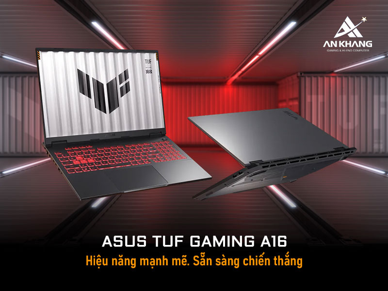 ASUS TUF Gaming A16 FA608UM-RV266W – Laptop gaming RTX 5060 mạnh mẽ, chiến game đỉnh cao