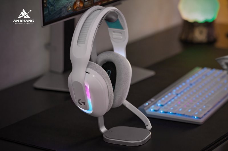 Tai nghe gaming không dây Logitech G522 Lightspeed màu trắng (981-001551) sở hữu micro 48kHz nâng tầm chất lượng giao tiếp