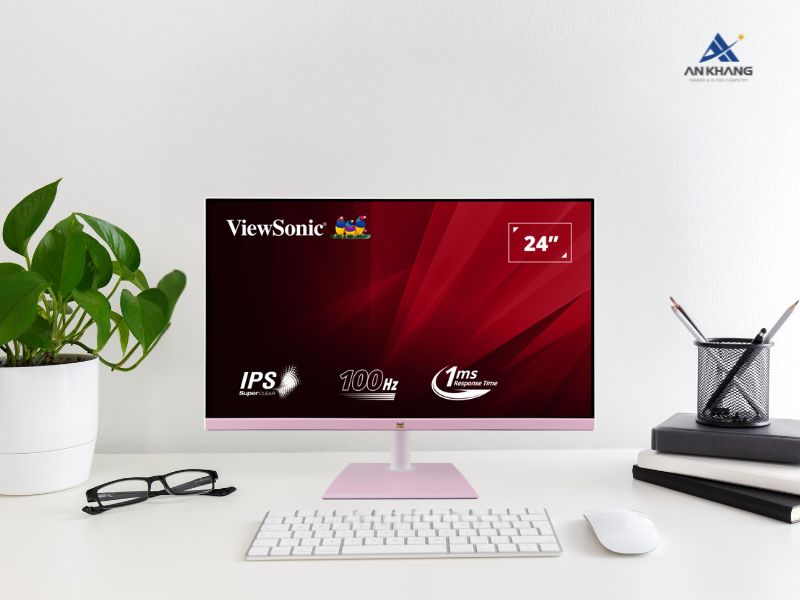 Màn hình ViewSonic VA2436-H-PN phù hợp cho nhu cầu học tập và làm việc văn phòng