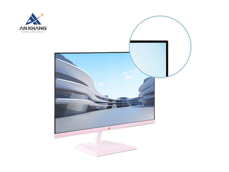 Màn hình ViewSonic VA2436-H-PN với thiết kế viền mỏng 3 cạnh
