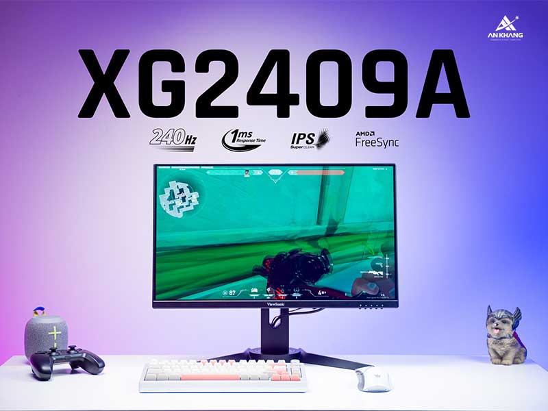Màn hình Gaming ViewSonic XG2409A là màn hình gaming 240Hz giá tốt cho game thủ