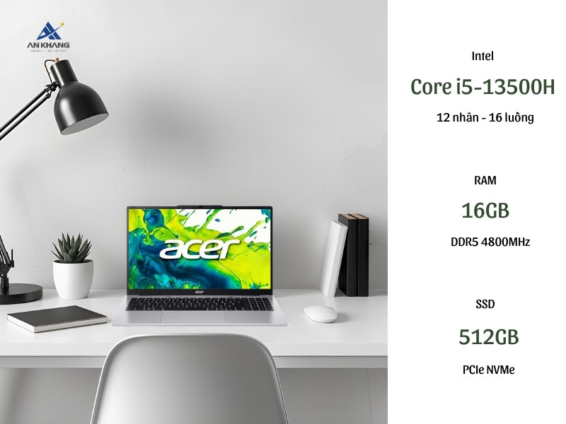 Acer Aspire Lite 15 AL15-72P-581V NX.D4CSV.001 với hiệu năng mạnh mẽ, đa nhiệm mượt mà