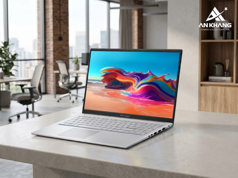 Laptop ASUS Vivobook 15 X1504MA-BQ632W sở hữu nền tảng AI hiện đại và hiệu năng ổn định