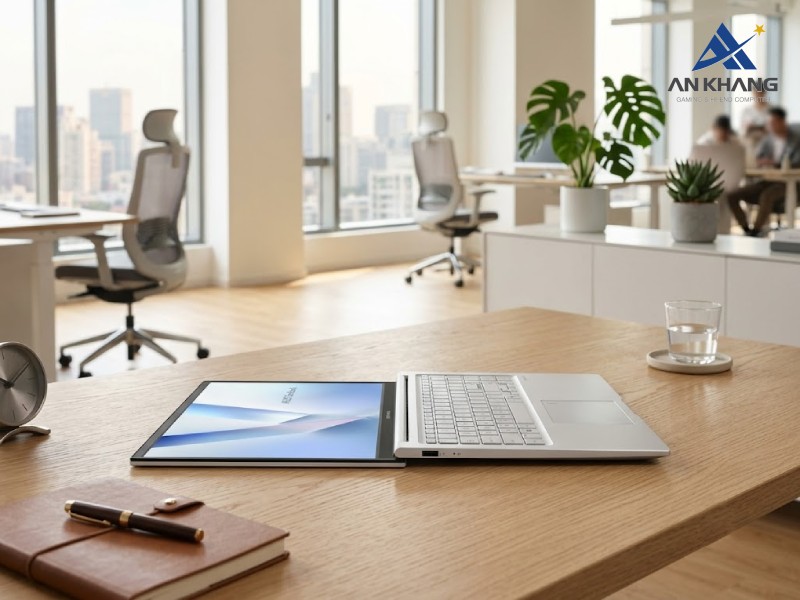 Laptop ASUS Vivobook 15 X1504MA-BQ632W mang thiết kế linh hoạt, dễ dàng mở rộng 180 độ