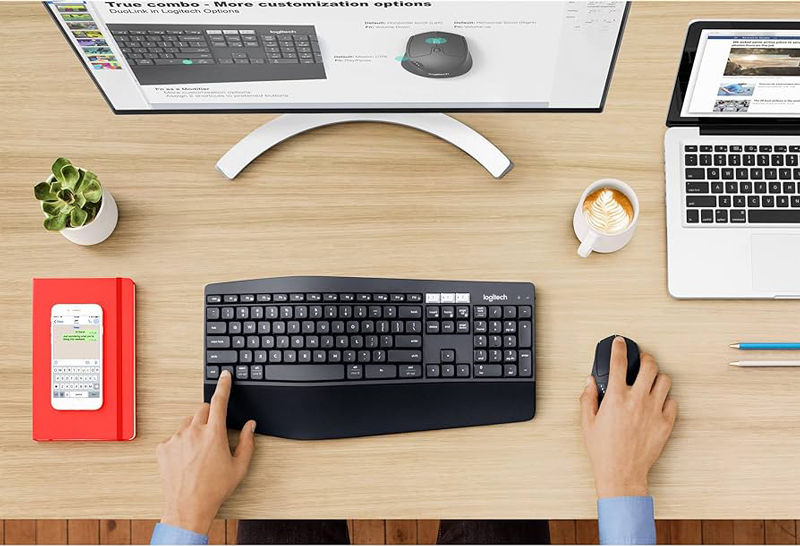 Bộ bàn phím - chuột không dây Logitech MK850 kết nối đa thiết bị mượt mà – chuyển đổi chỉ trong một chạm