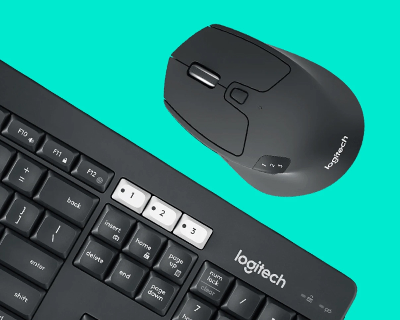Bộ bàn phím - chuột không dây Logitech MK850 sở hữu thời lượng pin siêu khủng