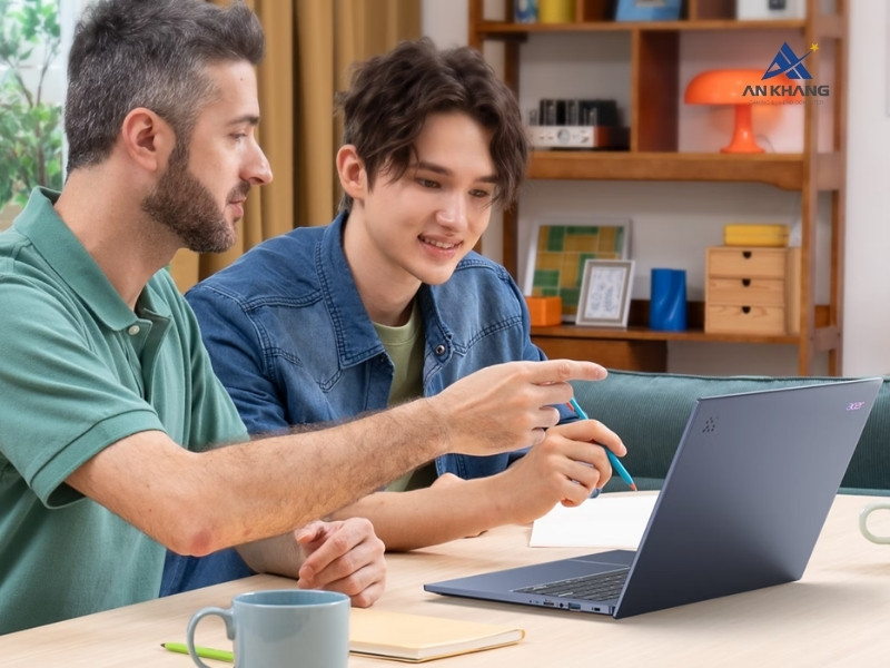 Laptop Acer Aspire 14 AI A14-11M-X8FP NX.JP3SV.001 với thời lượng pin ổn định suốt ngày dài