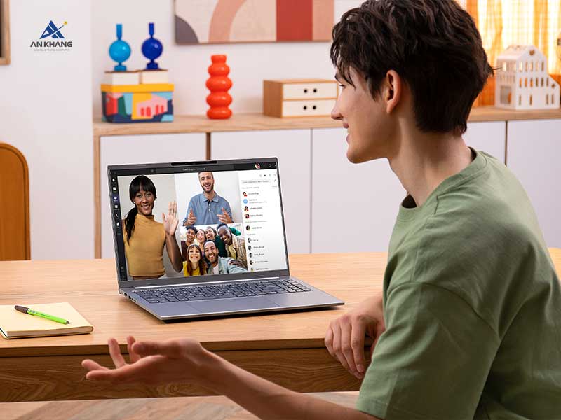 Laptop Acer Aspire 14 AI A14-61M-R9RA NX.JL1SV.001 tối ưu trải nghiệm giao tiếp trực tuyến