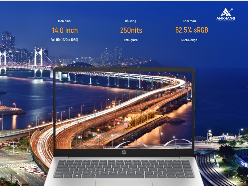 HP 14-ep1005TU 9Z2W0PA trang bị màn hình 14 inch FHD sắc nét