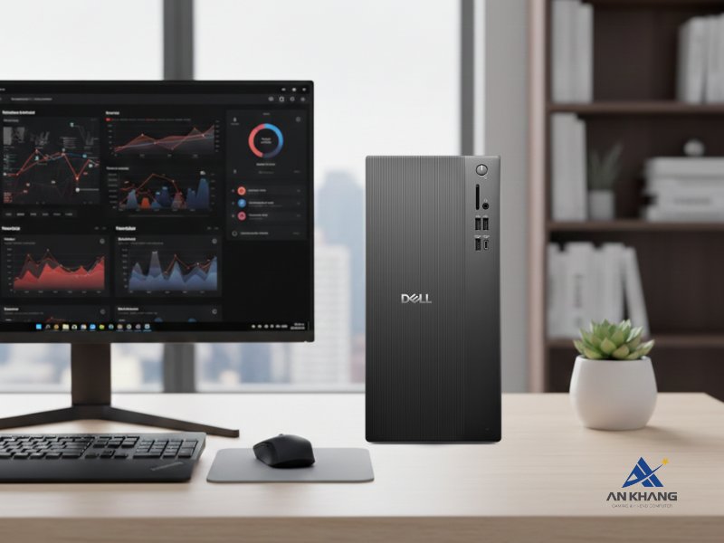 Máy tính để bàn Dell Pro Tower Essential QVT1260 QVT1260-14100-08512W ổn định, bền bỉ, dễ nâng cấp