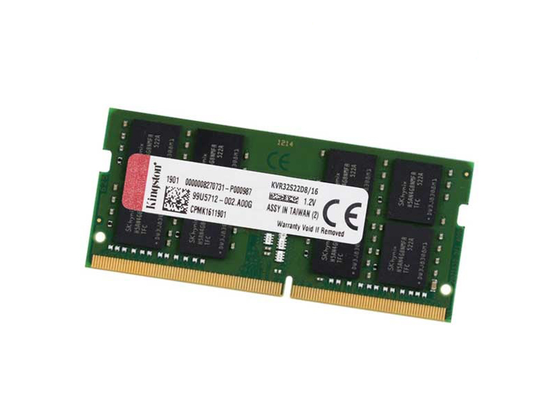 Ram Laptop Kingston 16GB DDR4 3200MHz D4-3200S22 1Rx8 Sodimm chất lượng