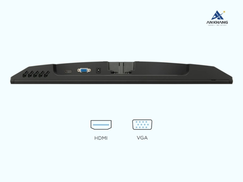 ViewSonic VA220-H trang bị kết nối VGA và HDMI