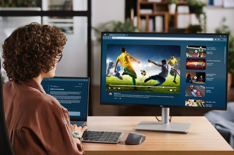 Màn hình Dell 27 Plus S2725DSM trang bị loa kép tích hợp mang đến âm thanh sống động