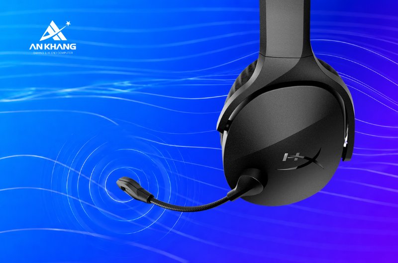 Tai nghe Gaming HyperX Cloud JET Wireless AJ0T1AA Black trang bị micro 48 kHz nâng cao trải nghiệm giao tiếp