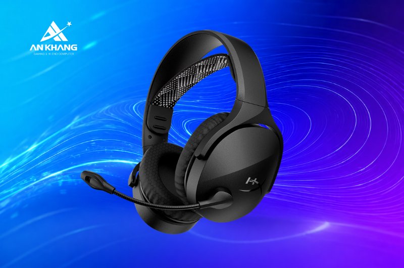 Tai nghe Gaming HyperX Cloud JET Wireless AJ0T1AA Black mang đến trải nghiệm đeo thoải mái, thoáng khí