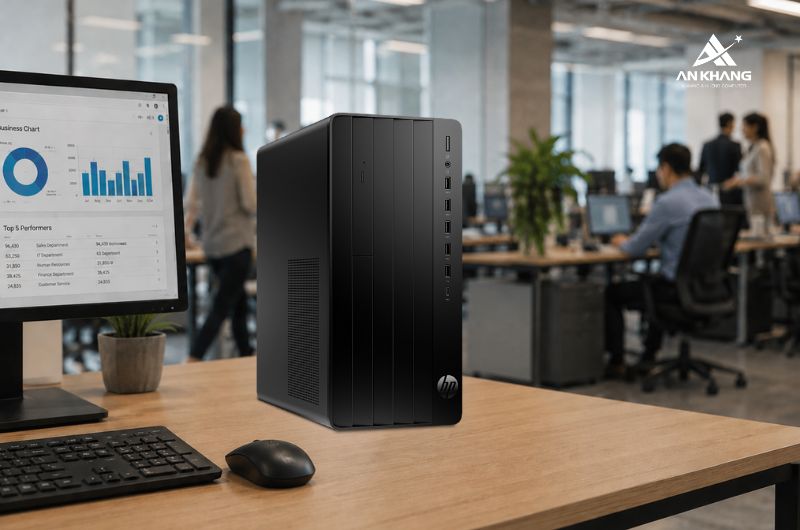 Máy tính để bàn HP Pro Tower 280 G9 PCI AY1Z0PT sở hữu thiết kế Tower rộng rãi, dư địa nâng cấp rộng mở