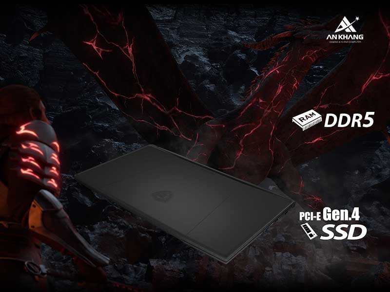 MSI Katana 15 B13UDXK-2412VN nâng cấp bộ nhớ và lưu trữ linh hoạt
