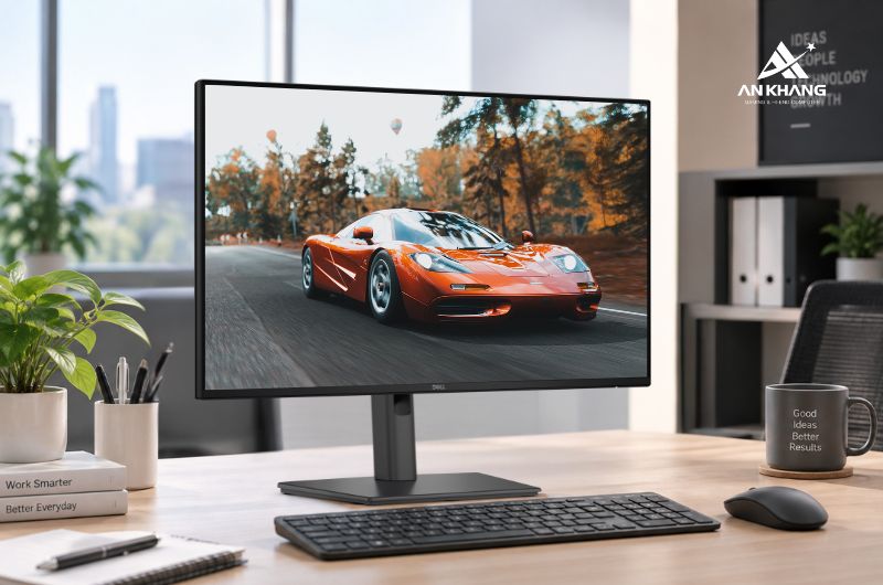 Màn hình Dell Pro P2426H với tần số quét 120Hz và phản hồi 5ms cho chuyển động hình ảnh mượt mà