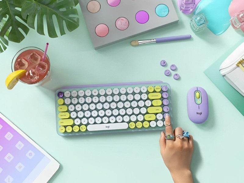 Logitech POP Keys TÍM-TRẮNG (DAYDREAM_MINT) mang đến trải nghiệm cá nhân hóa với Logitech Options+