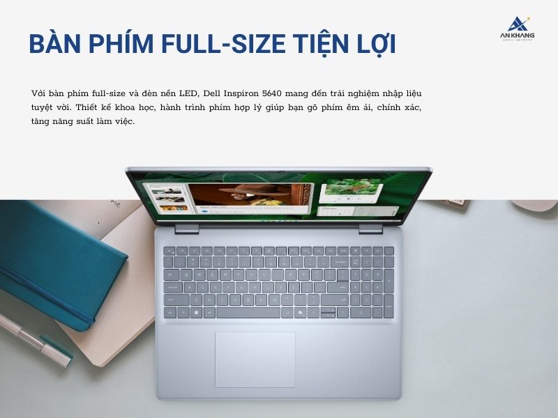 Bàn phím số full-size cho trải nghiệm nhập liệu thoải mái, chính xác