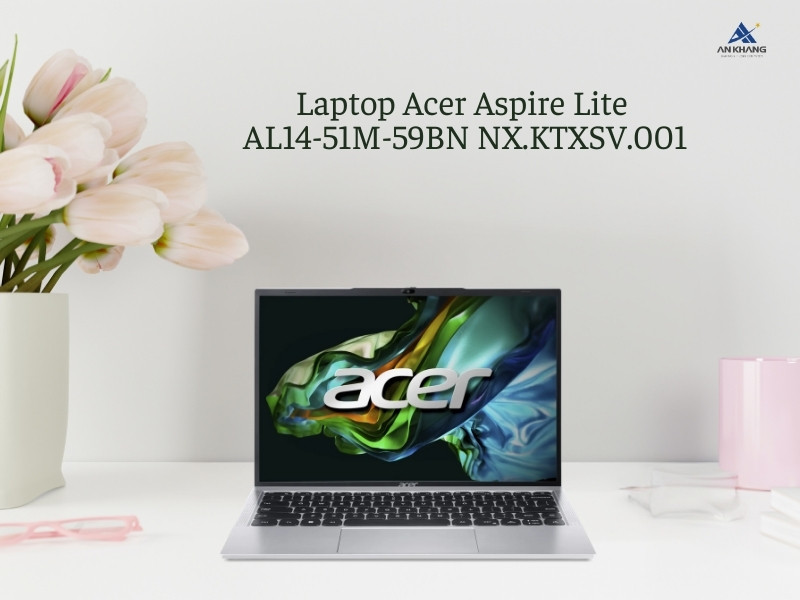 Laptop Acer Aspire Lite AL14-51M-59BN NX.KTXSV.001 - Laptop mỏng nhẹ, hiệu năng ổn định