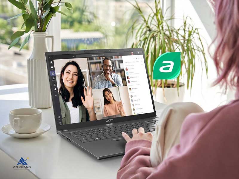 Laptop Acer Aspire 16 AI A16-71M-59L5 NX.J4YSV.001 tối ưu cho hội họp trực tuyến
