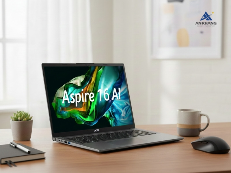 Laptop Acer Aspire 16 AI A16-71M-59L5 NX.J4YSV.001 pin bền, sạc nhanh