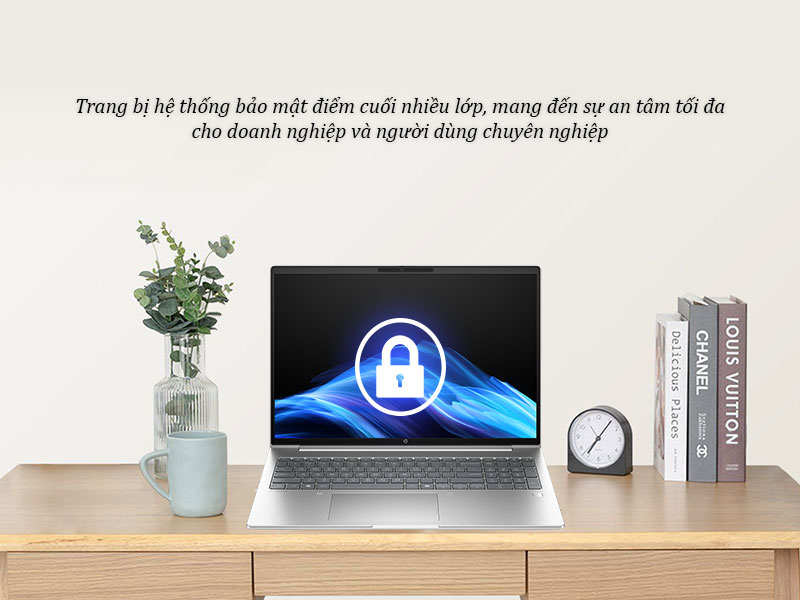 HP ProBook 4 G1i 16 BQ5E4PT mang đến sự bảo vệ vững chắc cho máy tính, dữ liệu và mọi hoạt động công việc của bạn