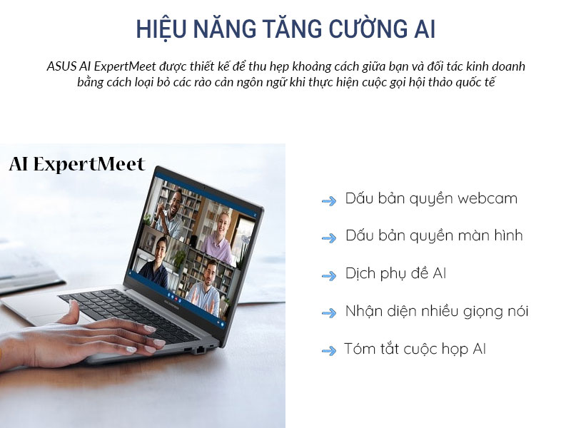 Laptop ASUS ExpertBook P1 P1403 với hiệu năng AI (1)