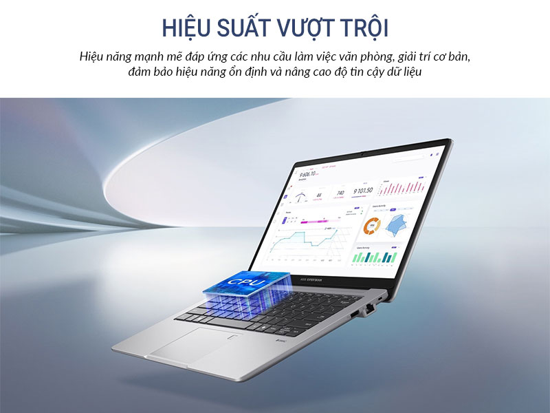 Laptop ASUS ExpertBook P1 P1403CVA-i5SE08-50W - Hiệu suất mạnh mẽ