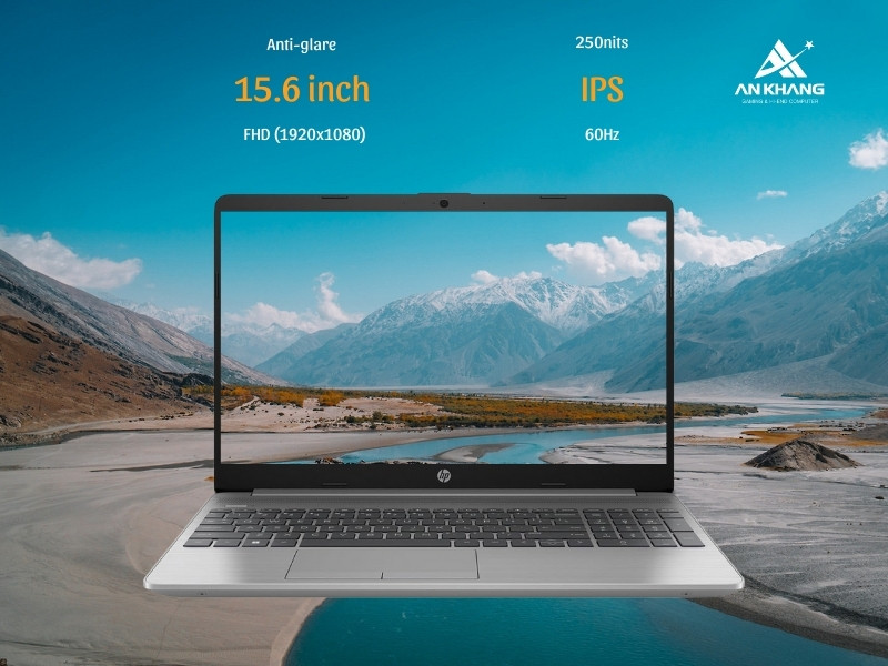 Laptop HP 250 G9 AG2K3AT với màn hình 15.6 inch FHD rõ nét