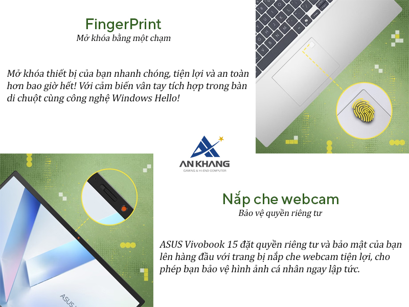 ASUS Vivobook 15 M1502NAQ-BQ021W với trải nghiệm sử dụng hiện đại