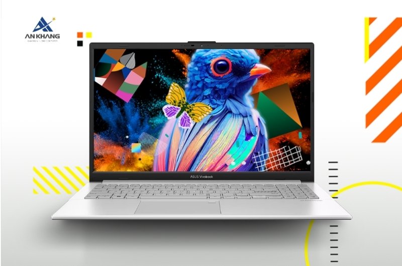 Laptop Asus Vivobook Go 15 E1504FA-BQ1150W hiển thị rõ nét, thoải mái cho mắt