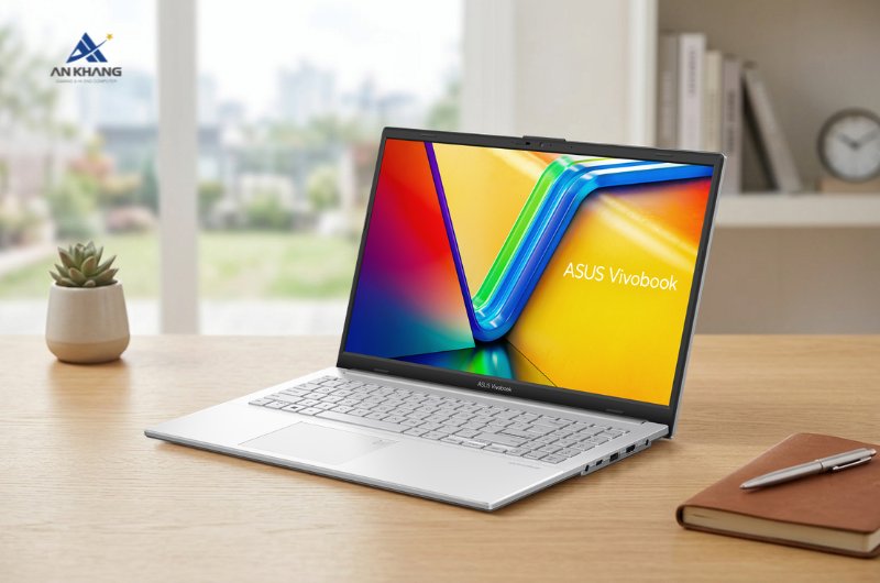 Laptop Asus Vivobook Go 15 E1504FA-BQ1150W trang bị công nghệ sạc nhanh tiện dụng
