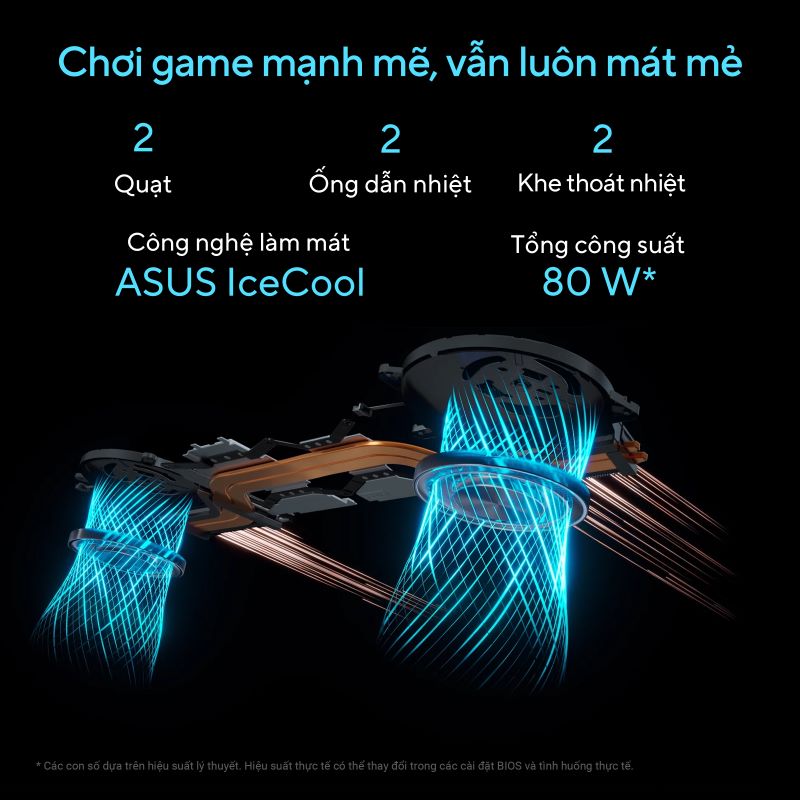 Tản nhiệt hiệu quả, chơi game mạnh mẽ với ASUS Gaming V16