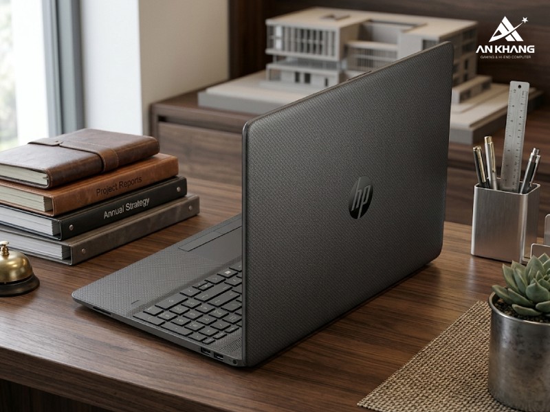 Thiết kế đơn giản và phù hợp với môi trường văn phòng của laptop HP 250R G9 B93H3AT