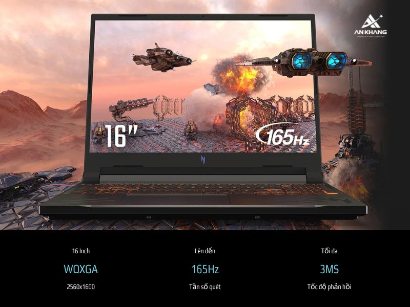 Acer Nitro V 16 ProPanel ANV16-41-R7EN NH.QP2SV.004 sở hữu màn hình 16inch 165Hz chuẩn màu 100%sRGB Acer Nitro V 16 ProPanel ANV16-41-R7EN NH.QP2SV.004 sở hữu màn hình 16inch 165Hz chuẩn màu 100%sRGB