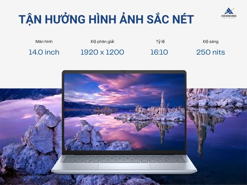 Dell Inspiron 5440 N4I7204W1 cho chất lượng hiển thị sắc nét